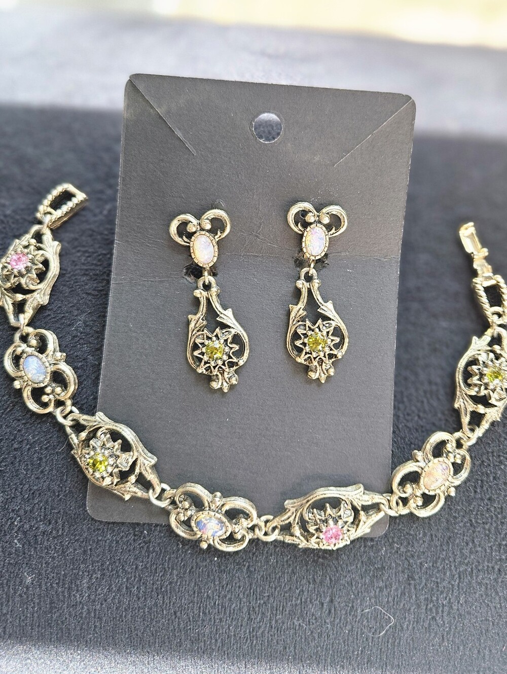 Sarah Coventry Contessa Gold Filigree Bracelet & Earings
